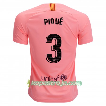 Billiga Fotbollströjor FC Barcelona Gerard Pique 3 Tredje tröja 2018/19 Kortärmad